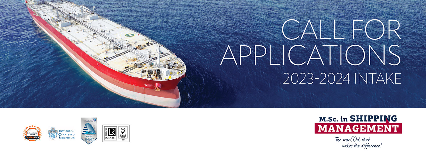 New Call for Applications for the M.Sc. in Shipping Management
